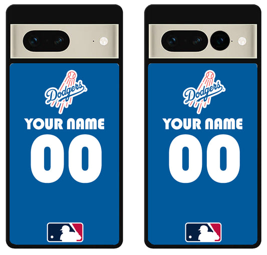 Custom Personalized Los Angeles Dodgers MLB Google Pixel 7 | 7 Pro Case