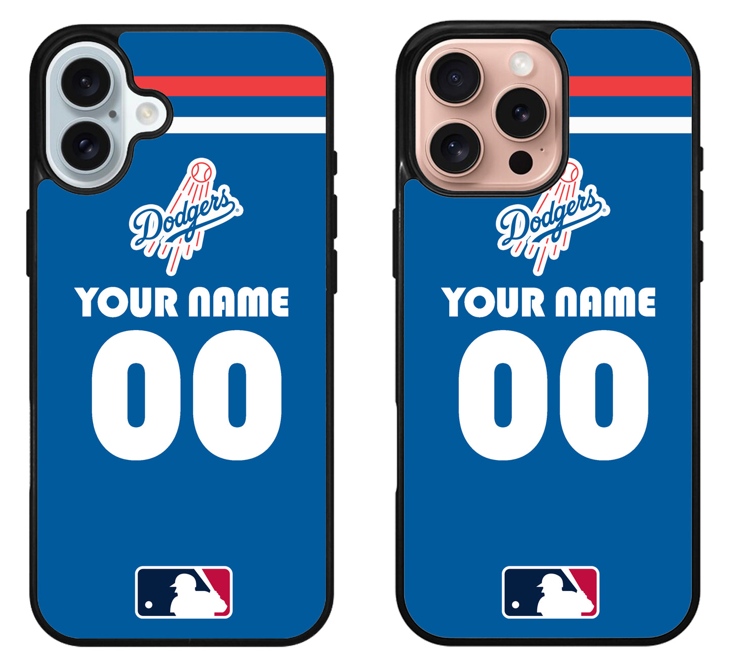 Custom Personalized Los Angeles Dodgers iPhone 16 | 16 Plus | 16 Pro | 16 Pro Max Case