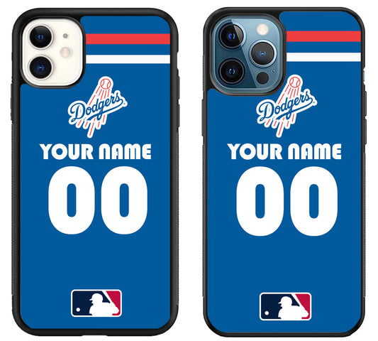 Custom Personalized Los Angeles Dodgers MLB iPhone 11 | 11 Pro | 11 Pro Max Case