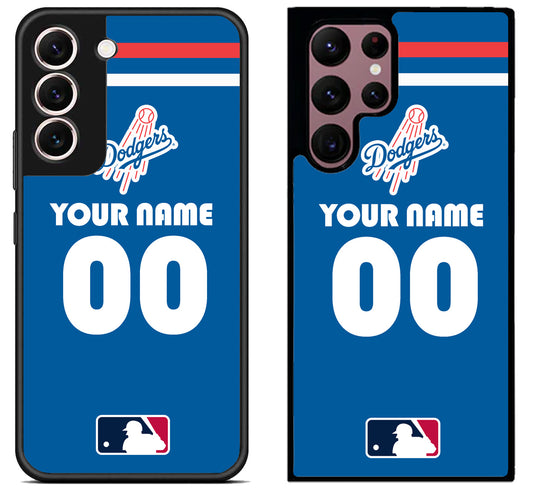 Custom Personalized Los Angeles Dodgers MLB Samsung Galaxy S22 | S22+ | S22 Ultra Case