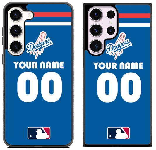 Custom Personalized Los Angeles Dodgers MLB Samsung Galaxy S23 | S23+ | S23 Ultra Case