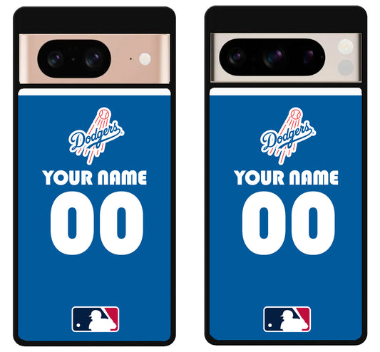 Custom Personalized Los Angeles Dodgers MLB Google Pixel 8 | 8 Pro Case