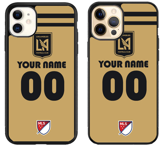 Custom Personalized Los Angeles FC MLS iPhone 12 | 12 Mini | 12 Pro | 12 Pro Max Case