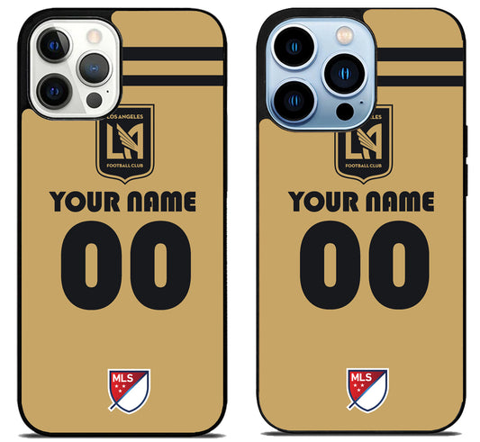 Custom Personalized Los Angeles FC MLS iPhone 15 Pro | iPhone 15 Pro Max Case