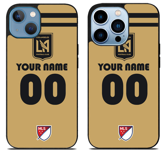 Custom Personalized Los Angeles FC MLS iPhone 13 | 13 Mini | 13 Pro | 13 Pro Max Case