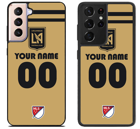 Custom Personalized Los Angeles FC MLS Samsung Galaxy S21 | S21 FE | S21+ | S21 Ultra Case