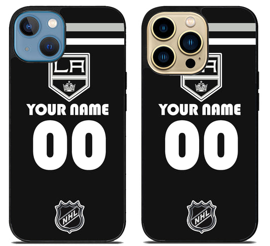 Custom Personalized Los Angeles Kings NHL iPhone 14 | 14 Plus | 14 Pro | 14 Pro Max Case