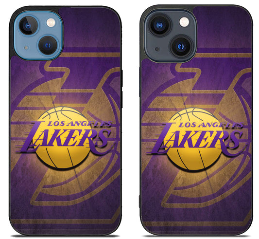 Los Angeles Lakers Background iPhone 15 | iPhone 15 Plus Case