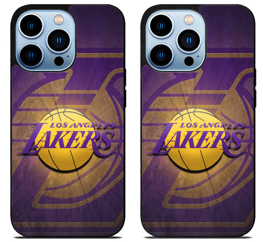 Los Angeles Lakers Background iPhone 15 Pro | iPhone 15 Pro Max Case