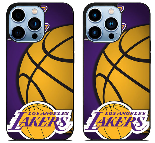 Los Angeles Lakers Basketball Logo iPhone 15 Pro | iPhone 15 Pro Max Case