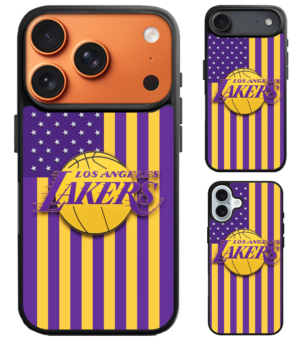 Los Angeles Lakers Flag iPhone Air | iPhone 17 | 17 Pro | 17 Pro Max Case