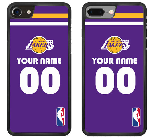 Custom Personalized Los Angeles Lakers NBA iPhone 8 | 8 Plus Case