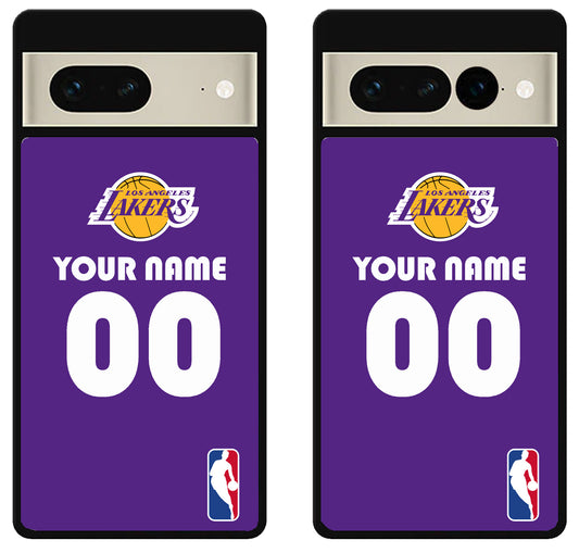 Custom Personalized Los Angeles Lakers NBA Google Pixel 7 | 7 Pro Case