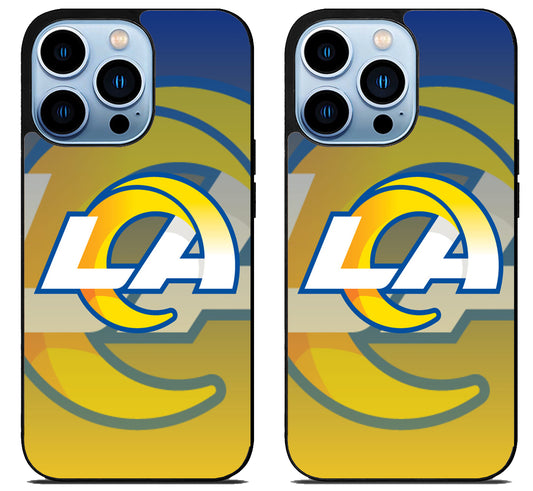 Los Angeles Rams Background iPhone 15 Pro | iPhone 15 Pro Max Case