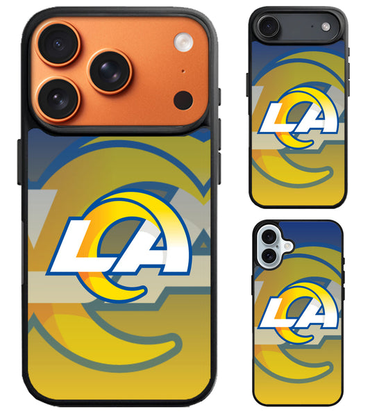 Los Angeles Rams Background iPhone Air | iPhone 17 | 17 Pro | 17 Pro Max Case