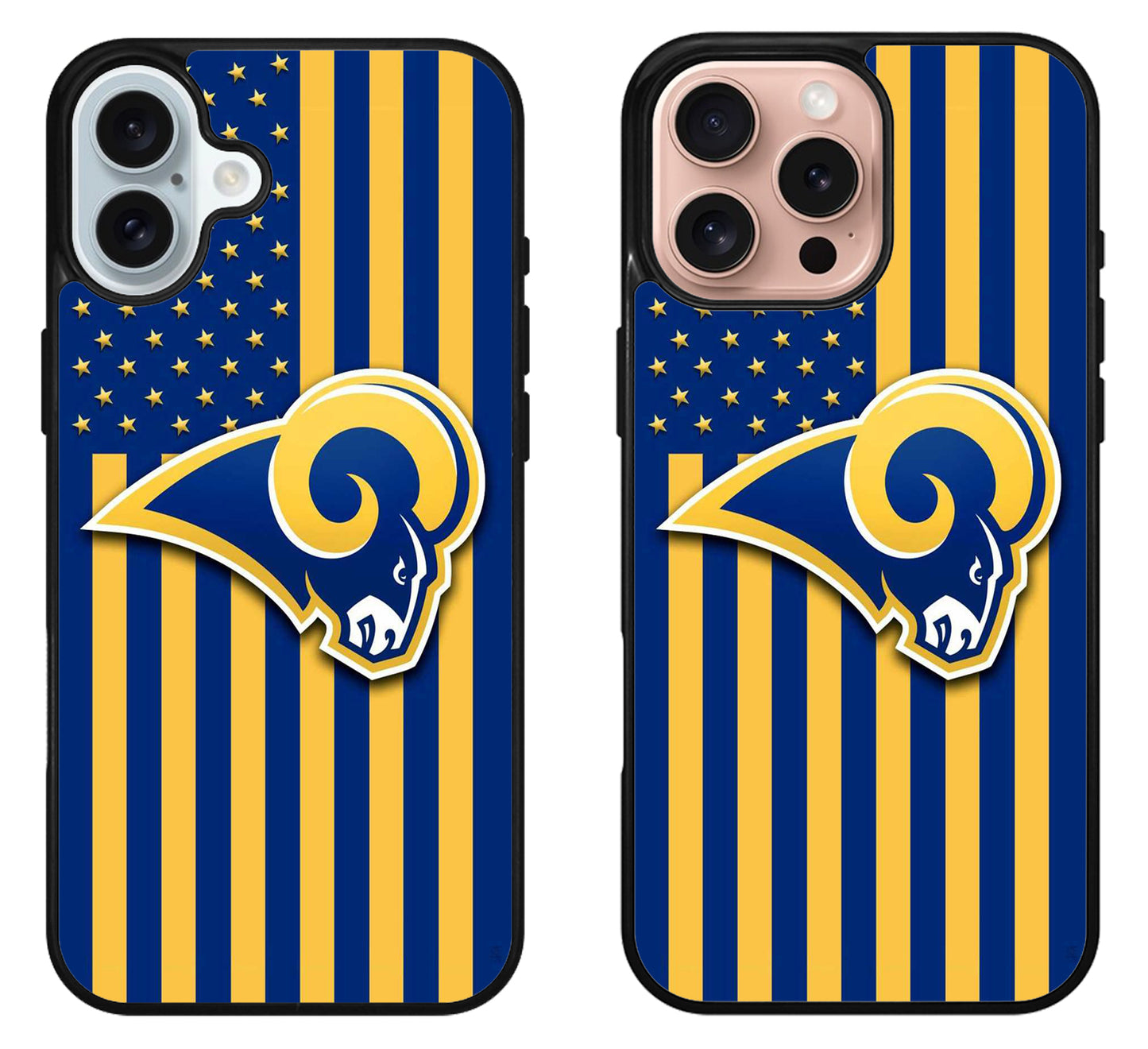 Los Angeles Rams Logo Flag iPhone 16 | 16 Plus | 16 Pro | 16 Pro Max Case