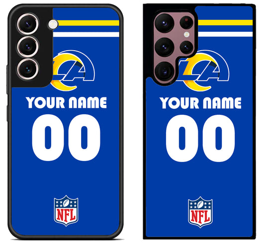 Custom Personalized Los Angeles Rams NFL Samsung Galaxy S22 | S22+ | S22 Ultra Case