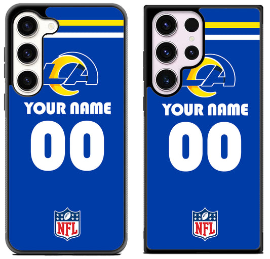 Custom Personalized Los Angeles Rams NFL Samsung Galaxy S23 | S23+ | S23 Ultra Case