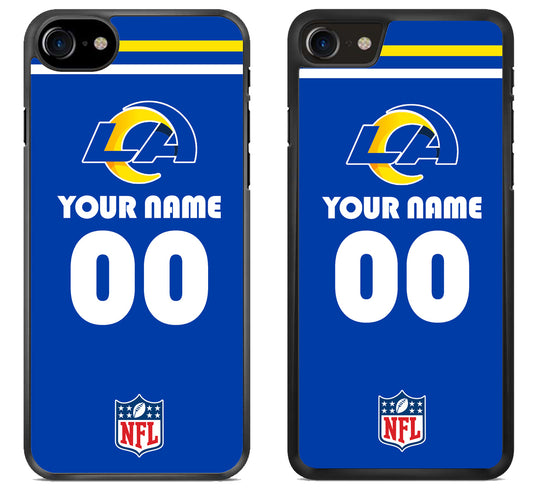 Custom Personalized Los Angeles Rams NFL iPhone SE 2020 | iPhone SE 2022 Case