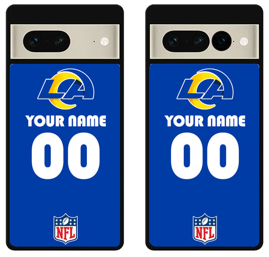 Custom Personalized Los Angeles Rams NFL Google Pixel 7 | 7 Pro Case
