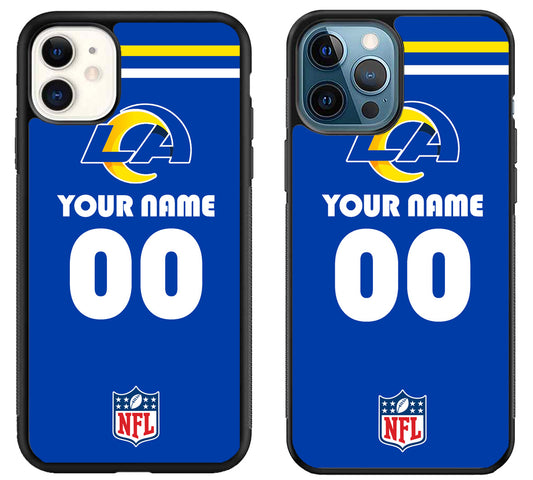 Custom Personalized Los Angeles Rams NFL iPhone 11 | 11 Pro | 11 Pro Max Case