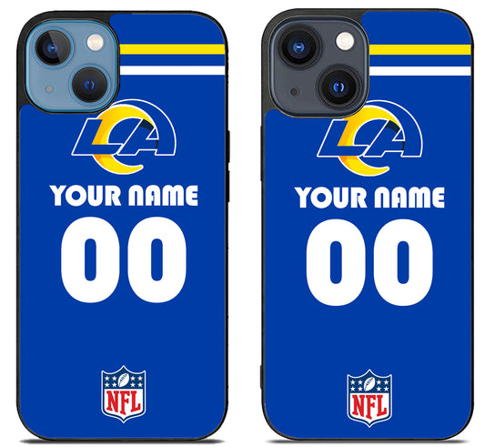 Custom Personalized Los Angeles Rams NFL iPhone 15 | iPhone 15 Plus Case