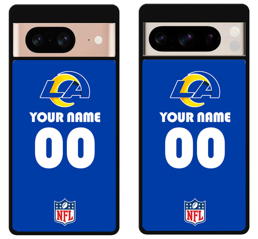 Custom Personalized Los Angeles Rams NFL Google Pixel 8 | 8 Pro Case