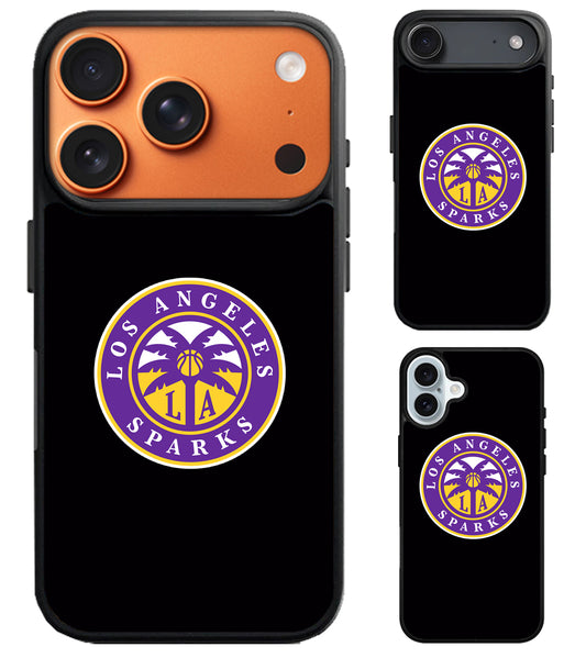 Los Angeles Sparks Black iPhone Air | iPhone 17 | 17 Pro | 17 Pro Max Case