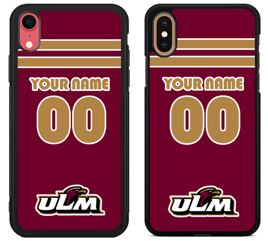 Custom Personalized Louisiana-Monroe Warhawks iPhone X | Xs | Xr | Xs Max Case