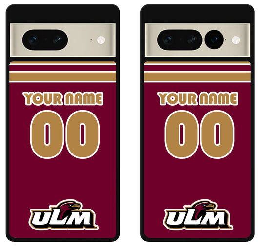 Custom Personalized Louisiana-Monroe Warhawks Google Pixel 7 | 7 Pro Case