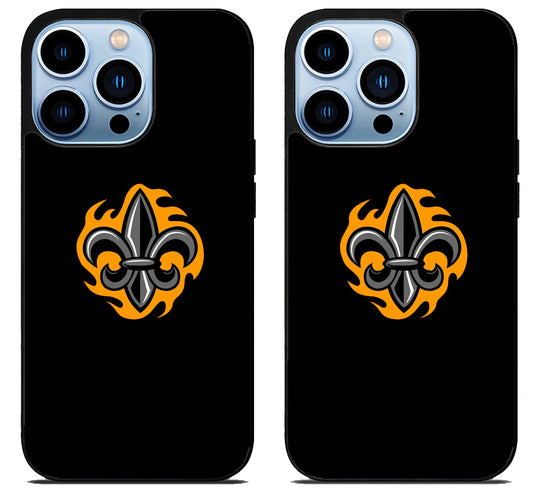 Louisiana Ragin' Cajuns Black iPhone 15 Pro | iPhone 15 Pro Max Case
