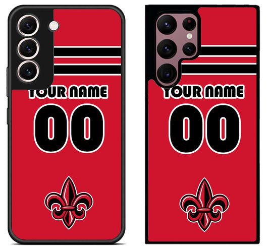 Custom Personalized Louisiana Ragin' Cajuns Samsung Galaxy S22 | S22+ | S22 Ultra Case