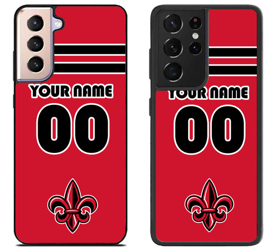 Custom Personalized Louisiana Ragin' Cajuns Samsung Galaxy S21 | S21 FE | S21+ | S21 Ultra Case