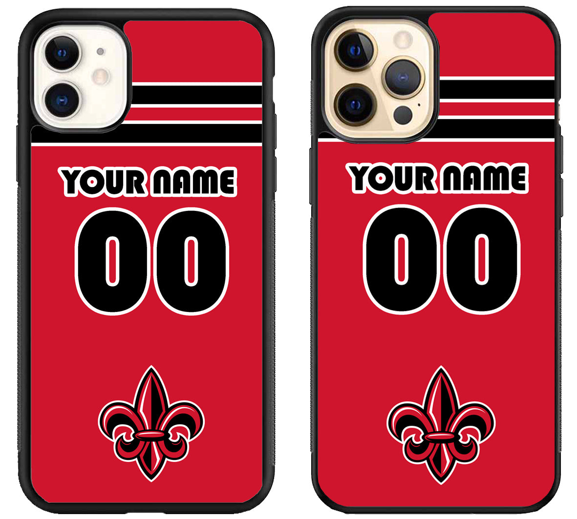 Custom Personalized Louisiana Ragin' Cajuns iPhone 12 | 12 Mini | 12 Pro | 12 Pro Max Case