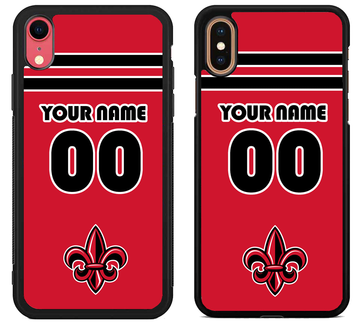 Custom Personalized Louisiana Ragin' Cajuns iPhone X | Xs | Xr | Xs Max Case