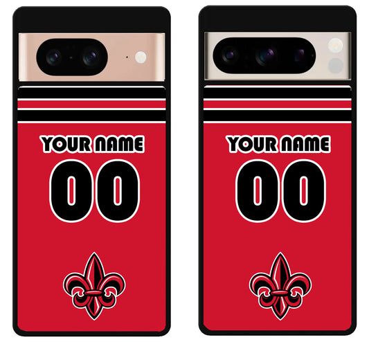 Custom Personalized Louisiana Ragin' Cajuns Google Pixel 8 | 8 Pro Case