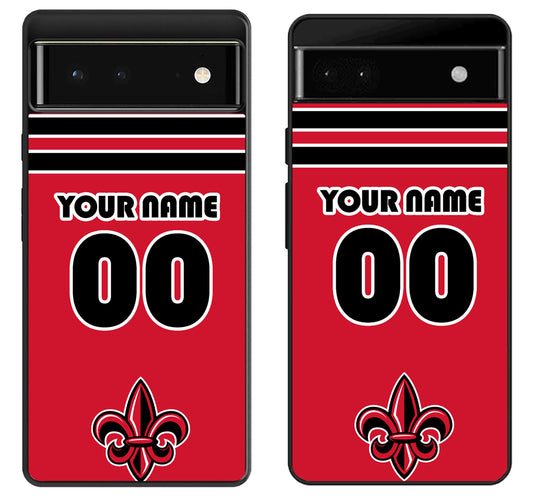 Custom Personalized Louisiana Ragin' Cajuns Google Pixel 6 | 6A | 6 Pro Case