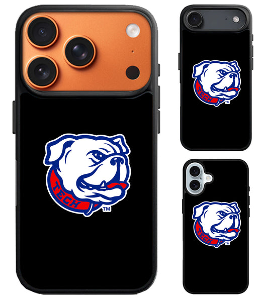 Louisiana Tech Bulldogs Black iPhone Air | iPhone 17 | 17 Pro | 17 Pro Max Case