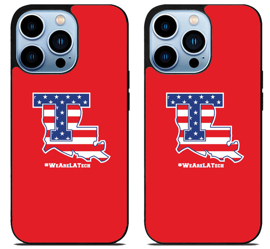 Louisiana Tech Bulldogs Red iPhone 15 Pro | iPhone 15 Pro Max Case