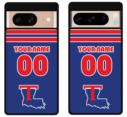 Custom Personalized Louisiana Tech Bulldogs Google Pixel 8 | 8 Pro Case