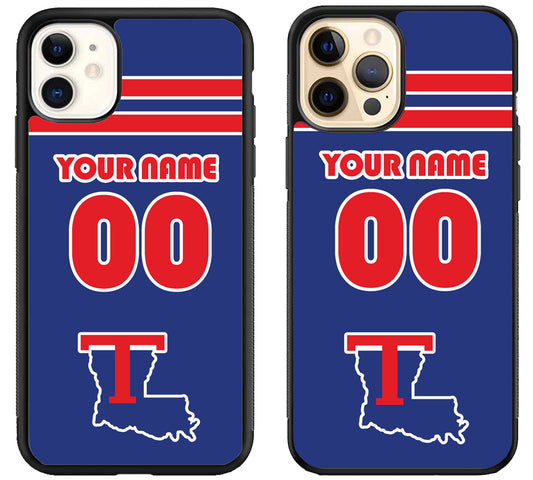 Custom Personalized Louisiana Tech Bulldogs iPhone 12 | 12 Mini | 12 Pro | 12 Pro Max Case