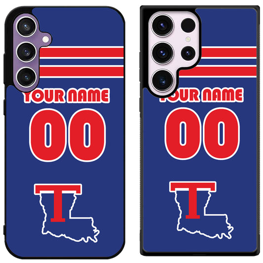 Custom Personalized Louisiana Tech Bulldogs Samsung Galaxy S24 | S24+ | S24 Ultra Case