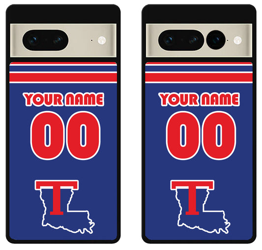 Custom Personalized Louisiana Tech Bulldogs Google Pixel 7 | 7 Pro Case