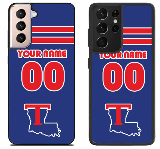 Custom Personalized Louisiana Tech Bulldogs Samsung Galaxy S21 | S21 FE | S21+ | S21 Ultra Case
