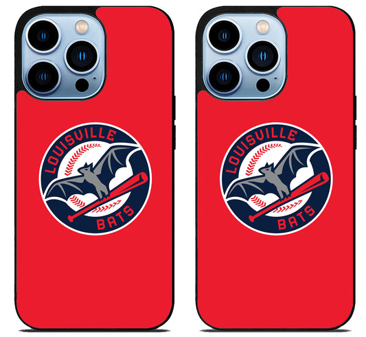 Louisville Bats Logo Red iPhone 15 Pro | iPhone 15 Pro Max Case