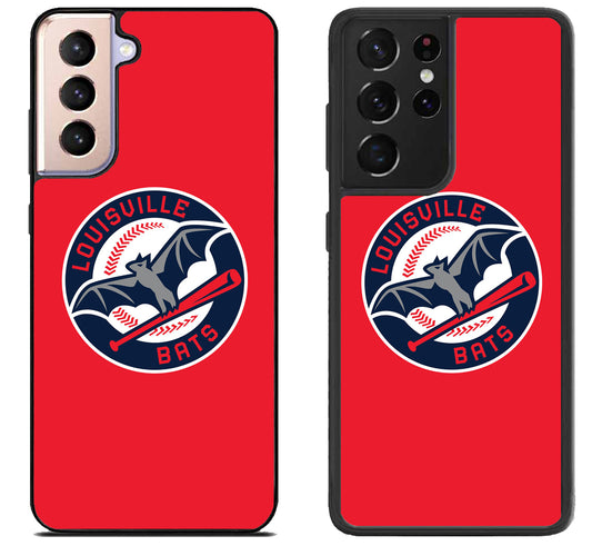 Louisville Bats Logo Red Samsung Galaxy S21 | S21 FE | S21+ | S21 Ultra Case