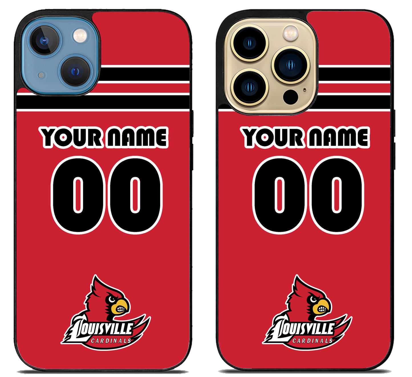 Custom Personalized Louisville Cardinals iPhone 14 | 14 Plus | 14 Pro | 14 Pro Max Case
