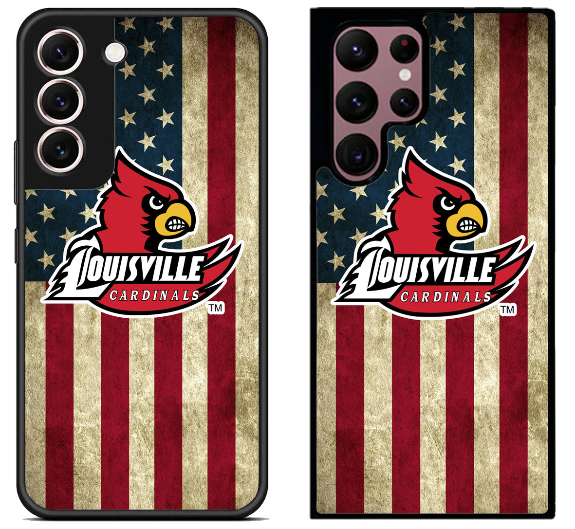 Louisville Cardinals Flag Samsung Galaxy S22 | S22+ | S22 Ultra Case