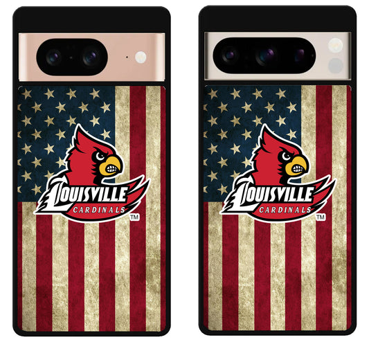 Louisville Cardinals Flag Google Pixel 8 | 8 Pro Case