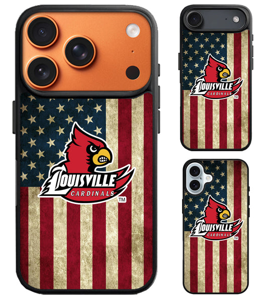 Louisville Cardinals Flag iPhone Air | iPhone 17 | 17 Pro | 17 Pro Max Case